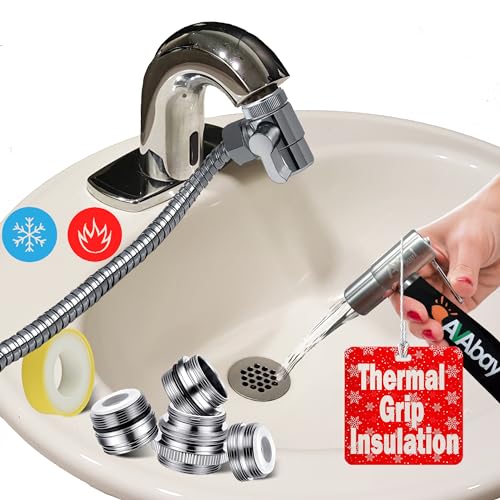 AVAbay® Sink Faucet Handheld Bidet Sprayer for Toilet I Bidet Attachment for Warm & Cold Water I Long 80" Hose Perfect for Feminine Hygiene, Cloth Diaper, Bathroom Toilet Cleaning - color: Faucet Bidet Sprayer