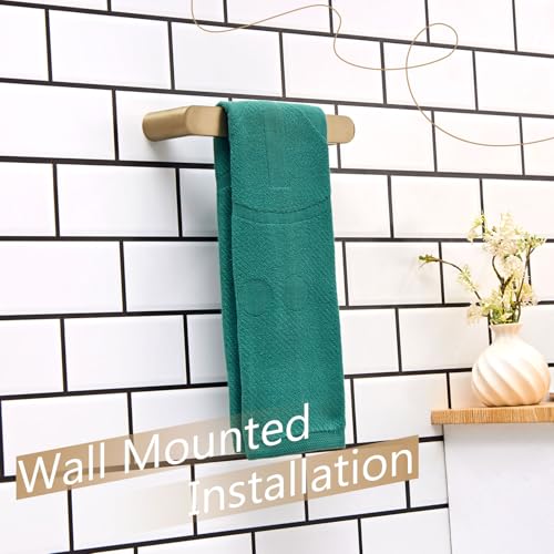 KOKOSIRI Hand Towel Ring for Bathroom Wall Mount 9-Inch Bath Towel Bar Holders Champagne Bronze Bathroom Hardware Stainless Steel, B4010CPG-L9 - color: Champagne Bronze