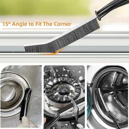 10Pcs Hard-bristled Crevice Cleaning Brush, Multifunctional Thin Gap Scrub Brush, Bathroom Cleaner Tools for Household Use, Kitchen, Window, Toilet, Grout, Faucets, Car - color: 10pcs