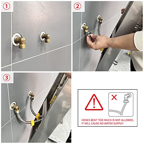 6-in-1 LED Shower Panel Tower System Stainless Steel Brushed Nickel | Rainfall + waterfall head | Massage jets | Handheld shower | Tub spout | LED display | Wall mount - color: Brushed Nickel