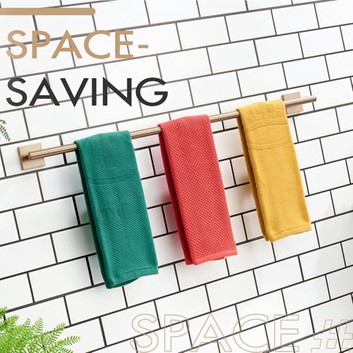 KOKOSIRI Bathroom Towel Bar 32'' Towel Holder for Bath Kitchen Cabinet Towel Rails 32 Inch Champagne Bronze Stainless Steel B4005CPG-L32 - color: Champagne Bronze, size: 32-Inch