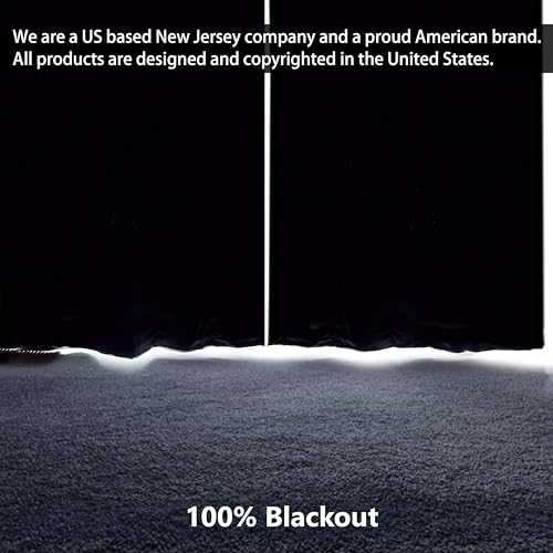 DriftAway Thermal Insulated 100 Percent Darkening Blackout Curtain Liner 2 Panels Each Liner Size 50 Inch by 68 Inch Rings Included Off White Panel - size: 50"W x 68"L (Pack of 2)