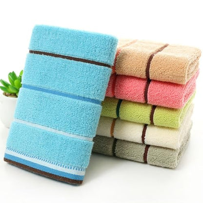 Cotton Fingertip Towels, Decorative Terry Bathroom Towels, Extra-Absorbent Soft, (6 Set)