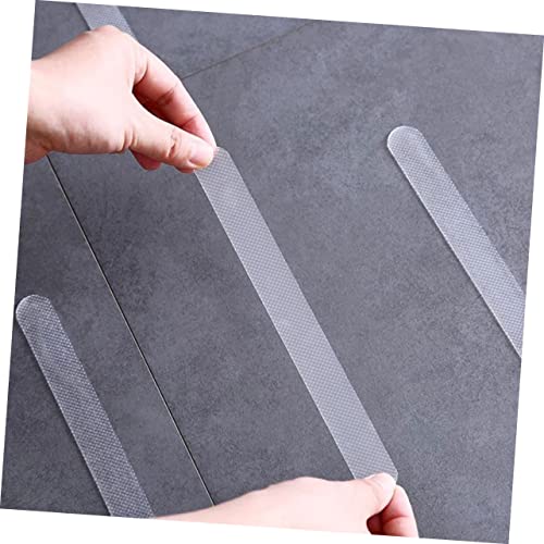 22Pcs Non Slip Transparent Bathroom Stickers Adhesive Decals for Bathtubs Stairs Removable Skid Strips Enhance Safety Smooth Surfaces Easy to Install