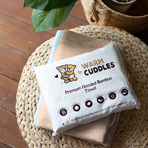 Premium Toddler Towels with Hood - Extra Soft Rayon from Bamboo Toddler Bath Towel (Beige) - color: Beige