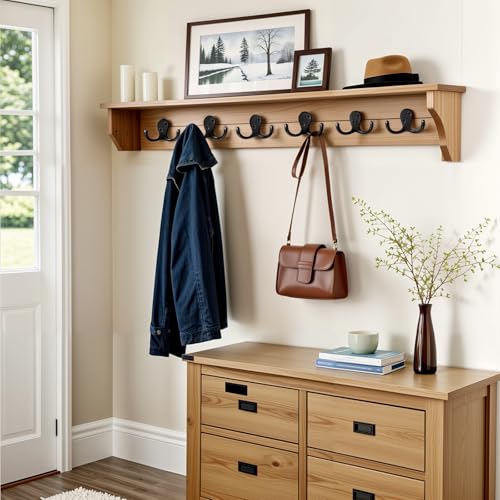 Coat Hooks Wall Hooks for Hanging - 15 Pack Black Double Prong Hook Wall Mounted - Great for Living Room, Bedroom, Entryway, Closet for Coat, Bag, Towel, Hat, Key, Cup, Heavy-Duty, Easy to Install - color: 15pcs Black