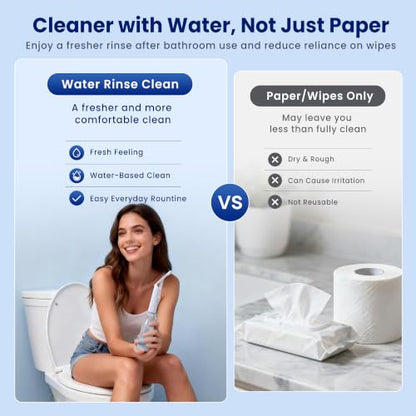 Portable Bidet for Travel, 400ml Rechargeable Electric Bidet Sprayer