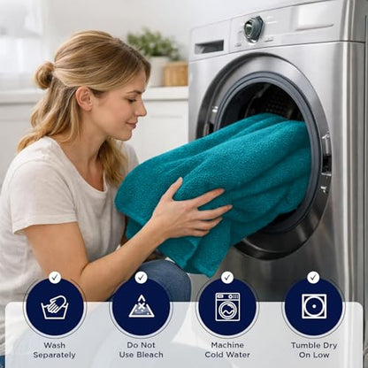 DAN River 2 Pack Bath Sheets Extra Large 35x70, Large Bath Towels for Adults, XL Oversized Heavy Duty Towel Set, 600 GSM 100% Ring Spun Cotton, Soft Quick Dry, Teal - color: Teal, size: Bath Sheet 35x70" (PK 2)