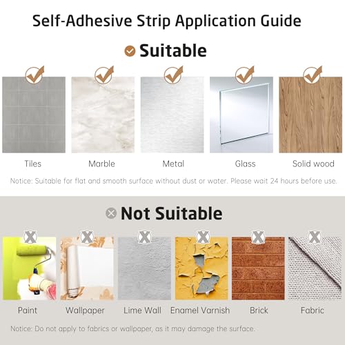 KES No Drill 30-Inch Shower Slide Bar with Adjustable Handheld Shower Head Holder, Self Adhesive, Universal Fit, SUS304 Brushed Stainless Steel Drill-Free for Bathroom, F209S78DF-BS - color: Brushed Finish, style: 30.7-Inch+Self-adhesive Mounted