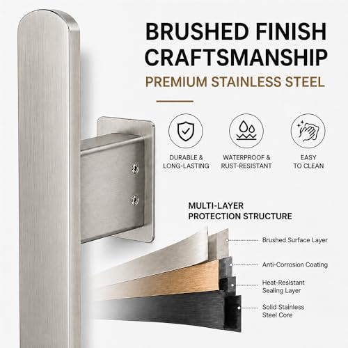 Bathroom Heated Towel Rack,Brushed Nickel Towel Warmer,2Bars, 110V | Smart Touch Control, Wall Mounted, Concealed Hardwired, Stainless Steel, Dry Towels in Modern Bathrooms, Space-Saving Design - color: Brushed Nickel-2 Bars