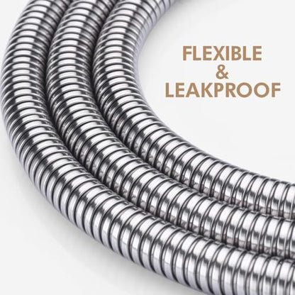 71 inches Shower Hose Extra Long Handheld Shower Head Hose Extension Replacement, Brushed Nickel, Stainless Steel