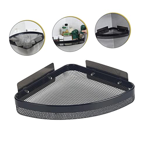 Corner Shower Organizer Adhesive Wall Mounted Bathroom Shelf Waterproof Storage Rack for Home Easy to Install Suitable for Showers and Toilets
