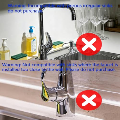 Kitchen Sink Splash Guard Gen2-30" x 6'' Silicone Sink Mat Splash Guard fit for Countertop, Bathroom,Farmhouse,RV by EBIGIC (Grey) - color: Grey 30in, size: 30”x 6.0”