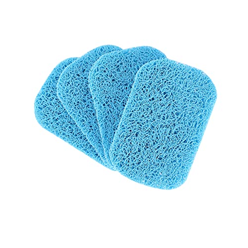 15 Piece Soap Saver,Soap Lift Pad Mat for Bathroom,Soap Dish and Soap Holder Accessory,Blue - color: Blue