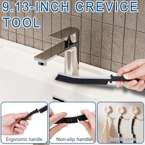 Bottle Brush Cleaning Set - Multi Cup Brush, Water Bottle Cleaner, Crevice Cleaning Brush Pipe & Tube Brushes for Tight Spaces, Grout Brush Cleaner Brush Long Straw Cleaner Brush