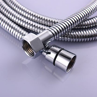 CIENCIA Stainless Steel Shower Hose Extra Long 2.5m Bathroom Toilet Shower Head Hose Handheld Showerhead Sprayer Extension Replacement, FHA020 - color: Chrome, size: 2.5meters