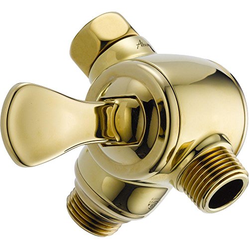 Delta Faucet U4929-PB-PK 3-Way Shower Arm Diverter for Handshower, Polished Brass - color: Polished Brass