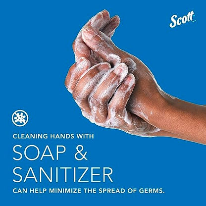 Scott Professional High-Capacity Skin Care Dispenser, Black (92145) | Manual Dispensing, Wall Mounted, 1.0 L Capacity, High-Capacity Design, Compatible with Scott Skin Care Refills