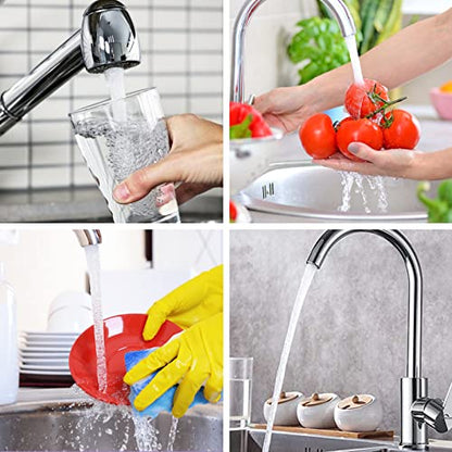 Faucet Aerator M18.5, WeeVeni 6PCS Aerator Replacement for Sink Faucet Flow Restrictor, Kitchen Bathroom Sink Aerators with Key Removal Wrench Tool - style: 18.5MM