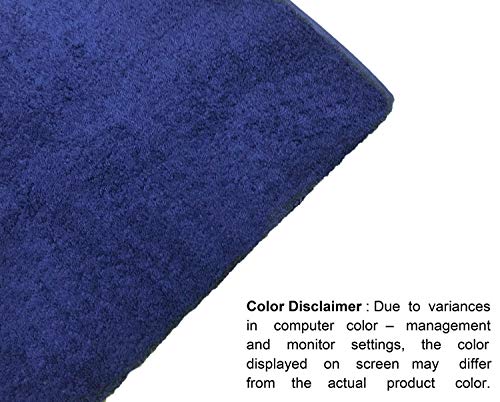GLAMBURG 700 GSM Premium Cotton 2-Pack Oversized Extra Large Bath Sheet Set - 100% Combed Cotton - 2 Bath Sheets 35x70 - Luxury Hotel & Spa Quality - Durable Ultra Soft Highly Absorbent - Navy - color: Navy Blue, size: 2 Pack 700 GSM Bathsheet