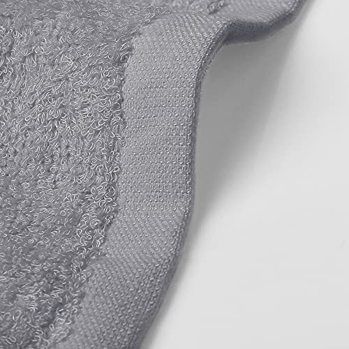 Yoofoss Luxury Washcloths Towel Set 10 Pack Baby Wash Cloth for Bathroom-Hotel-Spa-Kitchen Multi-Purpose Fingertip Towels & Face Cloths Light Grey - color: Light Grey