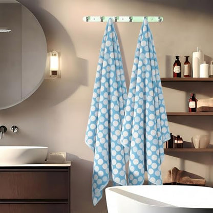 2-Pack Microfiber Bath Towels (27x54 Inches) - Ultra Soft & Quick Dry, 3X Absorbency, Lightweight for Gym, Yoga, Travel & Spa - Perfect for Home, Fitness & Post-Workou