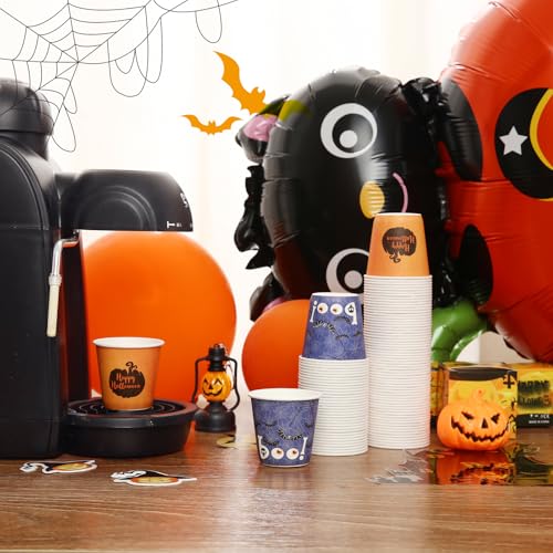 Tamone 300 Pack Halloween Cups 3 oz Bathroom Cups, 3 oz Paper Cups, Mouthwash Cups, Disposable Paper Cups 3oz Purple for Party, Picnic, BBQ, Travel, Home and Event - color: Purple