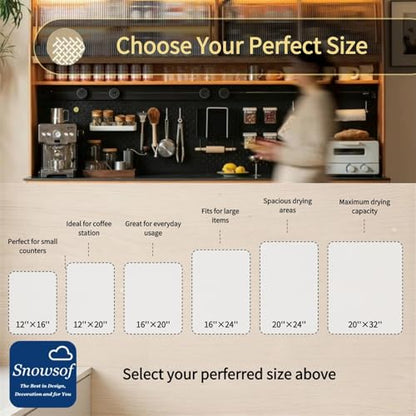 Dish Drying Mat - Absorbent Countertop Mat for Coffee Maker, Dish Rack (12''16'') - color: 05