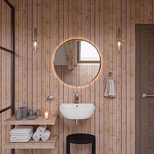 ALFI brand ABCO1022 5 Piece Solid Concrete Gray Matte Bathroom Accessory Set