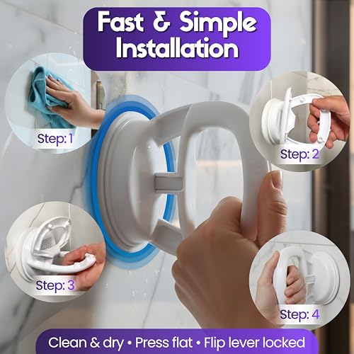 Safe-er-Grip Traveler Suction Cup Balance Assist Bar for Bath and Shower | Traveler suction cup balance assist bar provides portable support for tubs and showers at home, hotels and while traveling. - size: 1 Count (Pack of 1)