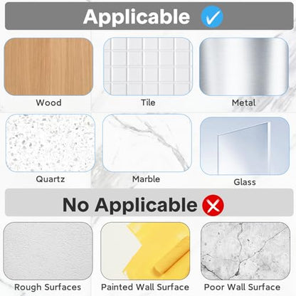 Shower Caddy Adhesive Replacement, Transparent Strong Adhesive Hooks, No Drilling, Waterproof, for Shower Caddy, Bathroom Storage Shelves and Kitchen Racks (Double*4pcs) | No Drilling, Waterproof, for Shower Caddy, Strong Bathroom Storage Shelves and Kitc