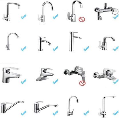 2PCS 360 Degree Swivel Faucet Aerator Deluxe Water Saving Faucet Sprayer Water Saving Bubbler Pressurized Faucet Filter Kitchen Accessories (360 Degree, Count, 2)