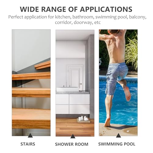 24pcs Bathroom Non-Slip Peva Strips Anti-Skid Adhesive Tape for Bathtub Stairs and Shower Floor Safety Random Color