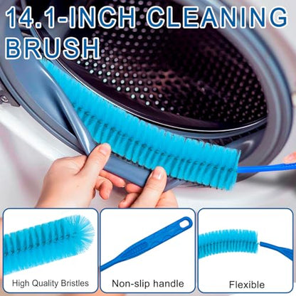 Bottle Brush Cleaning Set - Multi Cup Brush, Water Bottle Cleaner, Crevice Cleaning Brush Pipe & Tube Brushes for Tight Spaces, Grout Brush Cleaner Brush Long Straw Cleaner Brush
