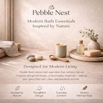 Stone Bath Mat – Diatomaceous Earth Quick Drying Non-Slip Bathroom Mat Rug– Absorbent Diatomite Shower Mat, Durable & Easy to Clean, Modern, 23.6" x 15.3", (White - Marble) - color: White - Marble