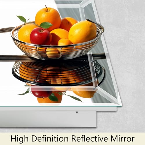Bathroom Medicine Cabinet with 24x36 Inch Frameless Beveled Edge Mirror, Surface/Recessed Mount Vanity Storage Cabinet for Bathroom - size: Mirror:24"x36"