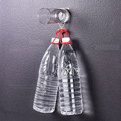10 PCS Wall Mounted Replacement Sticky pads for Kitchen Bathroom Shower Caddy Organizer Rack Holder Nail Free Adhesive Hooks (Double-Sided Sticker) - color: Double-Sided Sticker