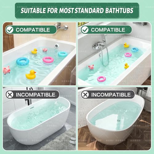 Kids Bathtub Splash Guard, Shelf & Toddler Bath Toy Tray -Gray | Bathtub Splash Guard PlayPad Shelf Area with Strong Suction Cups, Bathtub Ledge Guard, Fun Bath Time for Toddlers Baby - color: Grey