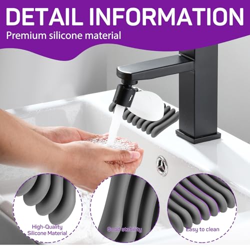 2 Pcs Self Draining Silicone Soap Holder - Waterfall Design Soap Dishes for Bathroom, Keeps Soap Bars Dry & Clean, Grey - color: Grey