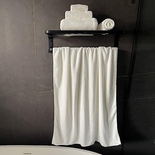 Oversized Bath Towels Extra Large 40x80 Inches Bath Sheets for Adults Super Soft Quick Dry Highly Absobent Microfiber Shower Towels (White,6 Piece)… - color: White 6 Piece, size: 6 Piece