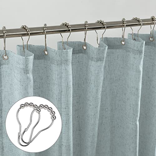 KOUFALL Kids Shower Curtain for Bathroom,Sea Life Theme Unisex Small Stall Size Mermaid Shower Curtain Set with Hooks,36 x 72 Inch - color: Sea Green, size: 36"W x 72"L (Pack of 1)