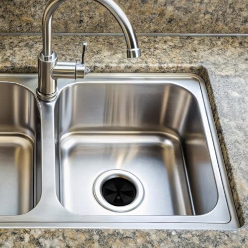 Newhouse 3-3/8-in. Diameter Garbage Disposal Splash Guards GDSPLSH, Kitchen Sink Splash Guard and Drain Cover, Easy-to-Clean Garbage Disposal Rubber Insert, Rust-Resistant Durable Silicone Sink Insert