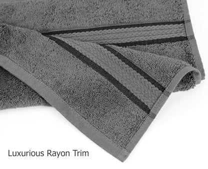COTTON CRAFT Ultra Soft Bath Sheet - 2 Pack 100% Ringspun Cotton Towels | Oversized 35x70 inch Charcoal Bath Sheet Towel - Absorbent 580 GSM Quick Dry Everyday Luxurious Hotel Quality Bathroom Towels - color: Charcoal, size: 2 Pack Bath Sheet