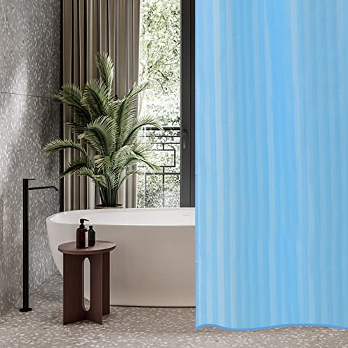 Small Mini Shower Curtain or Liner Fabric 31x71 Inch,Washable IPx4 Waterproof Hotel Quality,Shower Curtains with Hooks and Grommets,Stall Shower Liner/Blue … - color: Blue, size: 31"W x 71"L (Pack of 1)