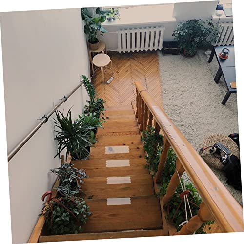 VOSAREA 36Pcs PET Anti-Slip Strips for Bathtubs, Stairs and Floors | PET Plastic Build, Waterproof Adhesive, Selection, Kitchen Use, 36pcs Set for Wet Surfaces - size: 36 Pcs