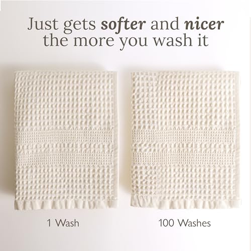 GILDEN TREE Waffle Bath Sheet Large Bath Towels Quick Dry Thin Body Towels, 40x80 Oversized Bath Towels for Adults, Classic Style (Aqua) - color: Aqua, size: Bath Sheet