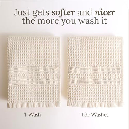 GILDEN TREE Waffle Bath Sheet Large Bath Towels Quick Dry Thin Body Towels, 40x80 Oversized Bath Towels for Adults, Classic Style (Aqua) - color: Aqua, size: Bath Sheet