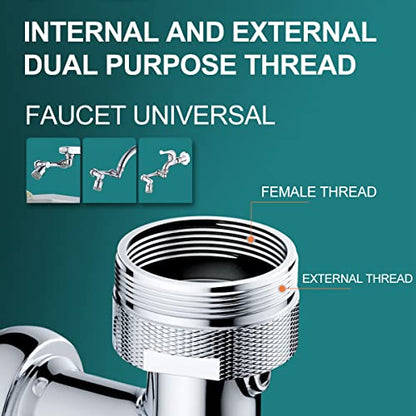 1080° Faucet Extender For Bathroom Sink, Rotating Faucet Extender Aerator, Swivel Faucet Attachment, 1080 Degree Rotatable Faucet Aerator (Single-Mode) - color: Single-Mode
