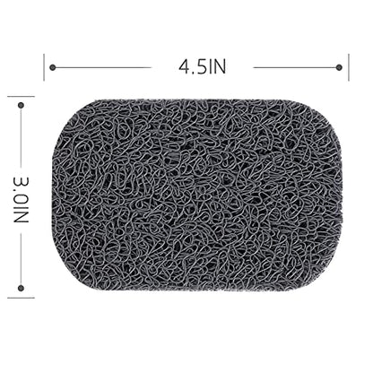 15 Piece Soap Savers Pads Gray BPA Free Soap Holder for Bar Soap Non-Slip Self Draining Soap Dish Soap Lift for Shower Kitchen Bathroom Soap Tray Bulk Accessories - color: Gray