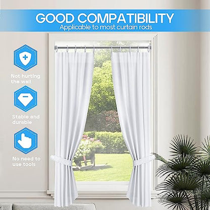 Tension Curtain Rod silver 1PCS Tension Rods for Windows 30 to 64 Inch Spring Curtain Rod Adjustable Tension Rod Tension Curtain Rod of Bathroom Window Curtain Rod Non Slip - color: Silver, size: 30-64 inch 1pcs